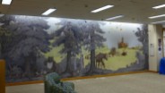 Mural in the childern's section of the library