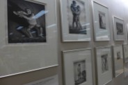 Rockwell Kent exhibit in the library