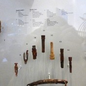Needle cases from walrus tusks