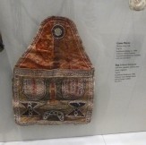 Bag made with fish skin leather