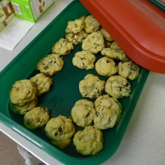 Sustenance: I had a huge appetite though the class, and ate a ton of these!